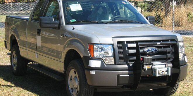 Ford F150 Brush Guard With Winch Mount